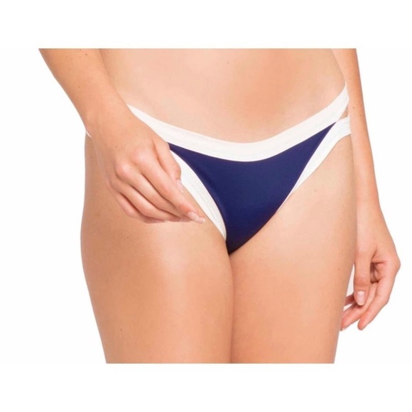 NEW L*SPACE Charlie Midnight Blue Bikini Bottoms - Picture 1 of 1